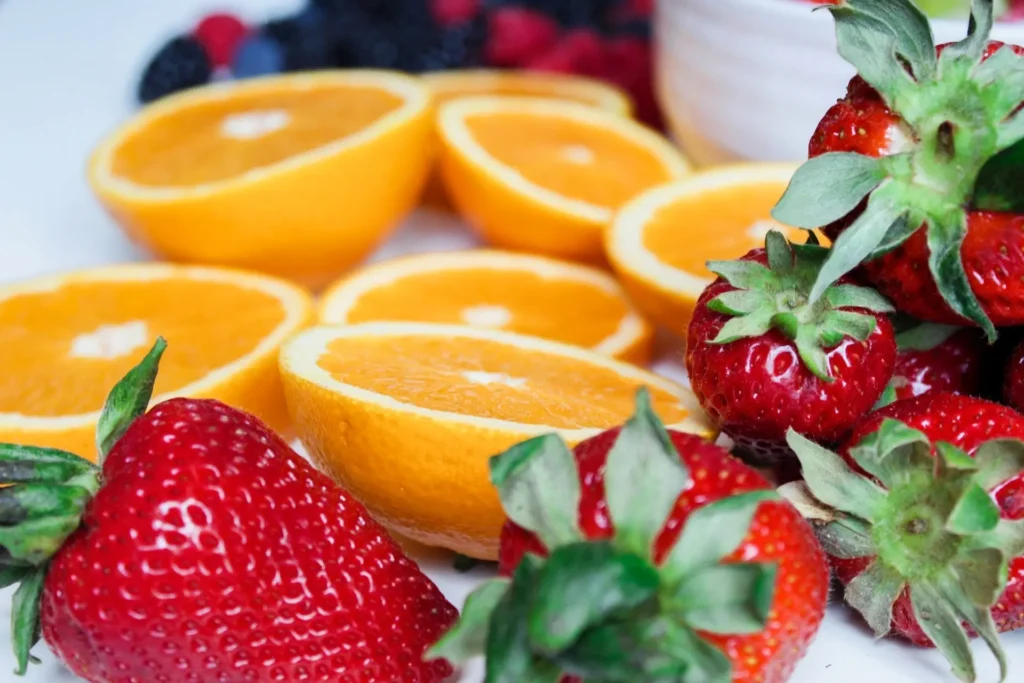 Strawberries and Oranges Image