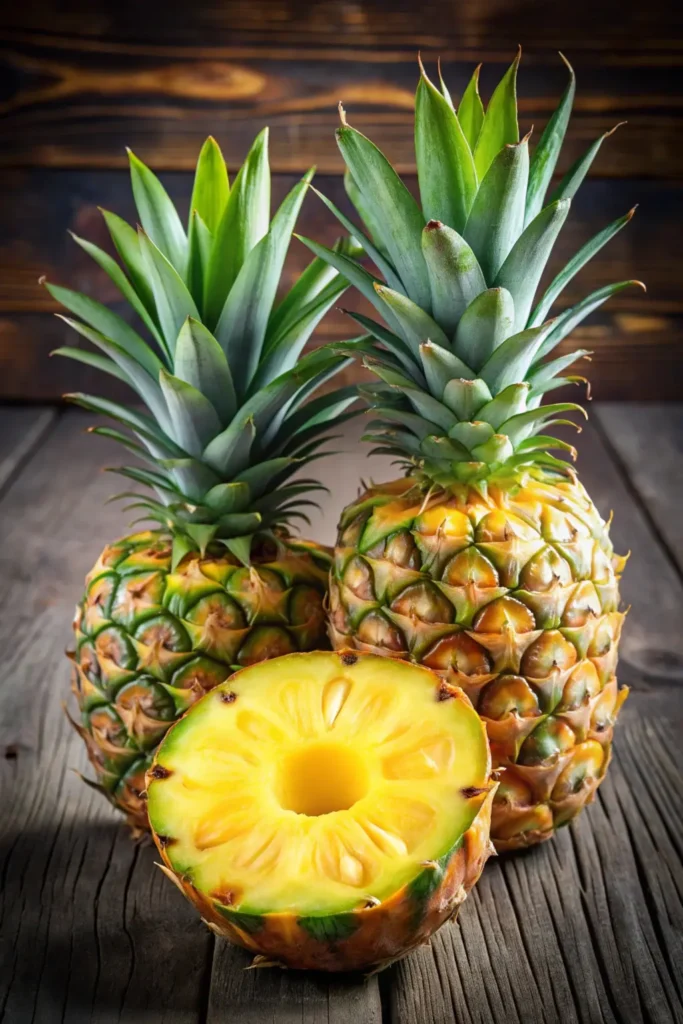 a ripe pineapple sliced open 1 Pineapple Wallpaper Phone