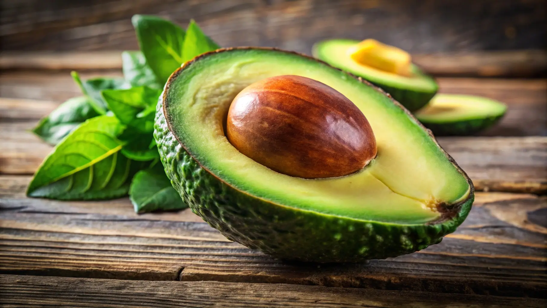 Avocado on table